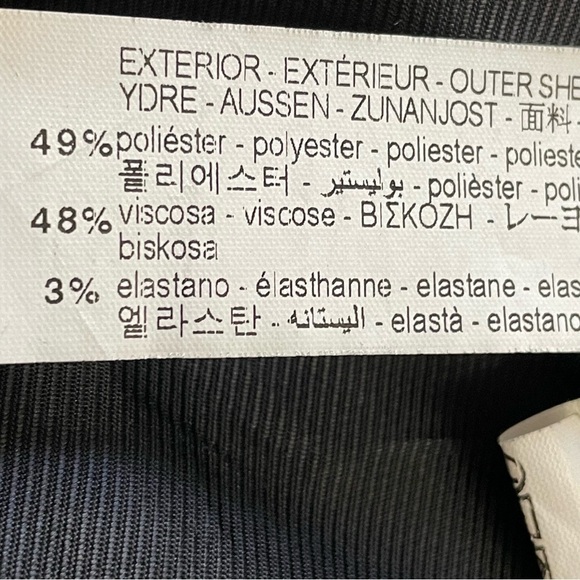 Zara | Black Gold Button Mid Length Frock Coat - Picture 7 of 8